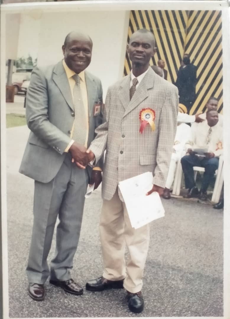 Who can guess the name of the prof standing with Lord Awusa?